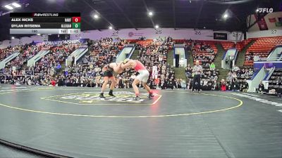 190 lbs Quarterfinals (8 Team) - Dylan Ritsema, Allegan HS vs Alex Hicks, Hart HS