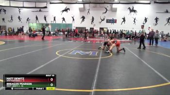 149 lbs Round 2 (10 Team) - Breagan Pearson, West Liberty 2 vs Matt Dewitz, Ohio Northern 2