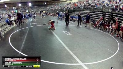 75 lbs Finals (8 Team) - Oliver Westphal, Kentucky vs Jeremiah Maldonado, Indiana Blue