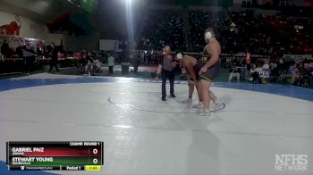 4A 285 lbs Semifinal - Stewart Young, Bonneville vs Gabriel Paiz, Jerome