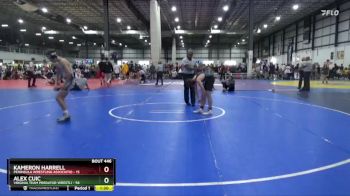 106 lbs Cons. Round 4 - Alex Cuic, Virginia Team Predator Wrestli vs Kameron Harrell, Peninsula Wrestling Associatio