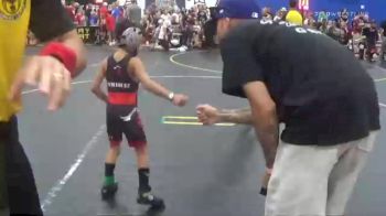 43 lbs Round 1 (6 Team) - Kemp Enriquez, No Escape Wrestling Academy vs Elyse Vu, East Kansas Eagles