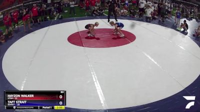 60 lbs Cross Bracket (8 Team) - Hayzon Walker, Utah vs Taft Strait, Idaho 1