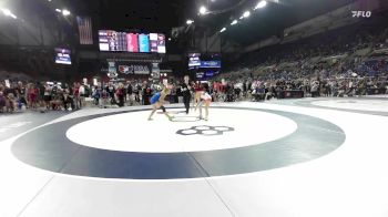110 lbs Cons. Rd Of 32 - Leah Wallway, WA vs Brooklynn Huggins, OK