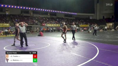 141 lbs Quarterfinal - Zachary Foote, Iowa State WC vs Jordan Robins, Apprentice