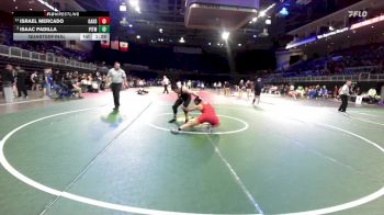 157 lbs Quarterfinal - Isaac Padilla, Pitman vs Israel Mercado, Oakdale