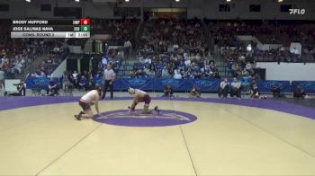 125 lbs Cons. Round 3 - Brody Hufford, Simpson vs Jose Salinas Nava, Schreiner