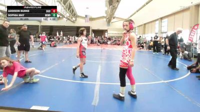 100 lbs Rr Rnd 1 - Addison Burke, Sassie Lassies FIWC vs Sophia May, MGW Surf Savages