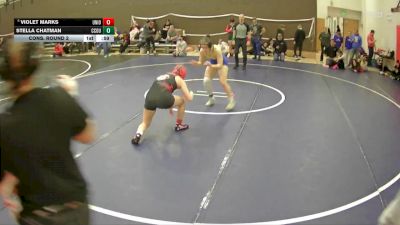 140 lbs Cons. Round 2 - Violet Marks, Union vs Stella Chatman, Crook County