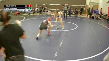 140 lbs Cons. Round 2 - Violet Marks, Union vs Stella Chatman, Crook County