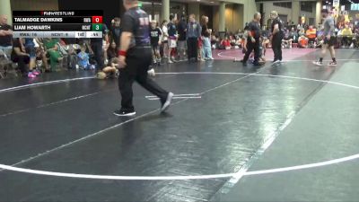 70 lbs Round 5 (6 Team) - Liam Howarth, NC National Team Gold vs Talmadge Dawkins, RWA