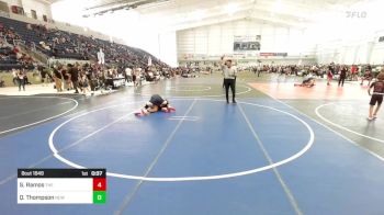 150 lbs Consi Of 8 #2 - Samuel Ramos, The Lions Den Wrestling vs Quinton Thompson, New Mexico Bad Boyz