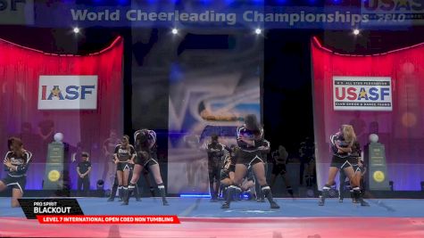 Pro Spirit - Blackout [2025 L7 International Open Coed Non Tumbling Finals] 2025 The Cheerleading Worlds