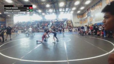 106 lbs Cons. Round 2 - Phillip Durden, Lake Gibson High School vs Zachary Baginski, River Ridge HS
