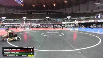 175 lbs Champ Round 1 (16 Team) - Robert Martucci, Erie Cathedral Prep vs Kenneth Hamilton, Gloucester