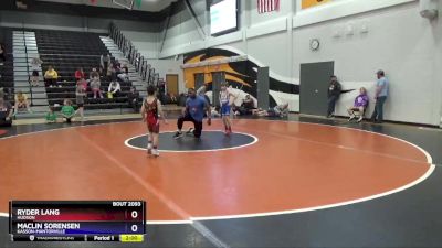 8U-1 lbs Round 2 - Ryder Lang, Hudson vs Maclin Sorensen, Kasson-Mantorville