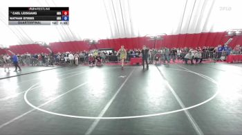 285 lbs Quarterfinal - Cael Leisgang, Askren Wrestling Academy vs Nathan Stiebs, Askren Wrestling Academy