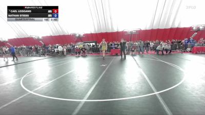 285 lbs Quarterfinal - Cael Leisgang, Askren Wrestling Academy vs Nathan Stiebs, Askren Wrestling Academy
