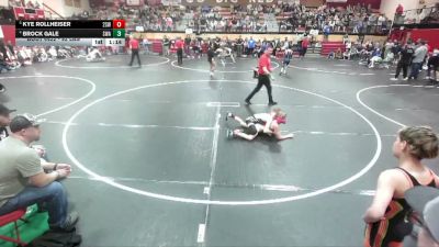 92 lbs Quarters - Kye Rollheiser, 208 Spartan WC vs Brock Gale, Sanderson Wrestling Academy