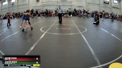 92 lbs Round 3 (10 Team) - Jacob Puma, DWA vs Austin Buck, Rambler WC