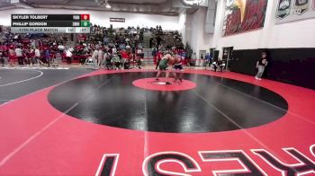 215 lbs 11th Place Match - Phillip Gordon, Smoky Hill vs Skyler Tolbert, Palmer Ridge