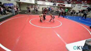 55 lbs Rr Rnd 5 - Danger Welch, Claremore Wrestling Club vs Lexon Vaughn, Salina Wrestling Club