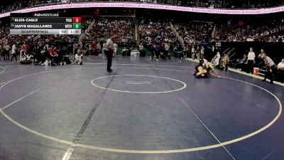 138 lbs Quarterfinal - Eliza Cagle, Pisgah  vs Jadyn Magallanes, West Forsyth