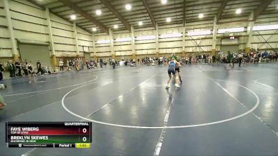 86-95 lbs Quarterfinal - Faye Wiberg, Top Of Utah vs Breklyn Skewes, Duchesne Jr High