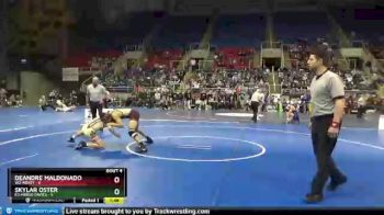 145 lbs Quarterfinals (8 Team) - Deandre Maldonado, W2-Minot vs Skylar Oster, E3-Fargo Davies