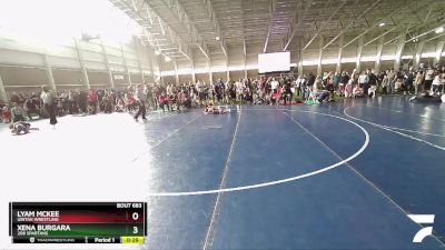 45 lbs Quarterfinal - Xena Burgara, 208 Spartans vs Lyam Mckee, Uintah Wrestling