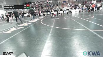52-55 lbs Consolation - Roman HIcks, Raw Wrestling Club vs Hunter Wells, Claremore Wrestling Club