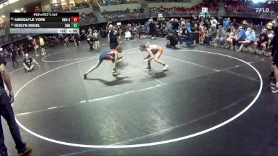 101 lbs Cons. Round 3 - Abbigayle York, Beatrice Wrestling Club - Girls vs Joslyn Engel, 308 Wrestling Academy