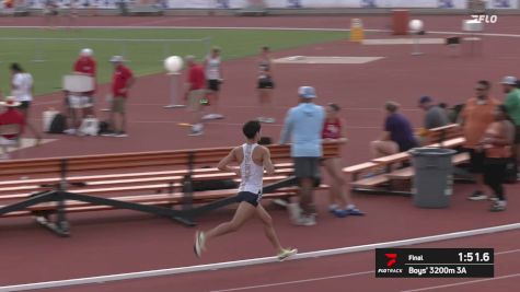 High School Boys' 3200m 3A, Finals 1
