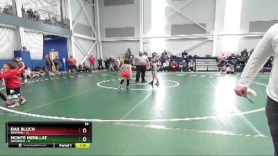 55 lbs Round 3 (6 Team) - Monte Merillat, Archbold vs Dax Bloch, Kenston