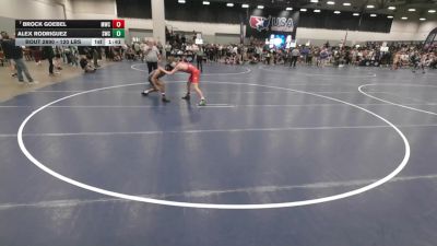 120 lbs Champ. Rd Of 64 - Brock Goebel, MWC Wrestling Academy vs Alex Rodriguez, Silverback Wrestling Club