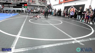 64 lbs Consolation - Samuel Remington, Raw Wrestling Club vs Kendall Dean, Morris Wrestling Association