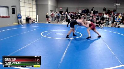 285 lbs Cons. Round 1 - Marce Vasquez, York (Neb.) vs Ayden Viox, Northern State