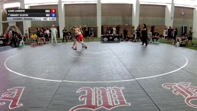 190 lbs Champ. Round 1 - Liam Lander, Oregon vs Grady Cloyd, California