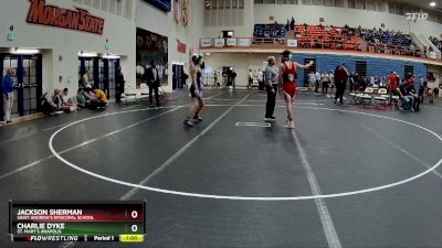 132 lbs Cons. Round 2 - Jackson Sherman, Saint Andrew`s Episcopal School vs Charlie Dyke, St. Mary`s Anapolis