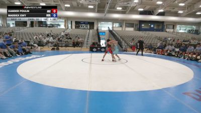 120 lbs Xander Poulin, Arizona vs Maddex Ewy, Oklahoma Blue