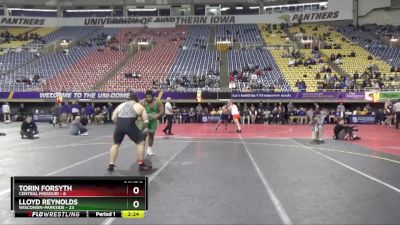 285 lbs Round 1 (16 Team) - Lloyd Reynolds, Wisconsin-Parkside vs Torin Forsyth, Central Missouri