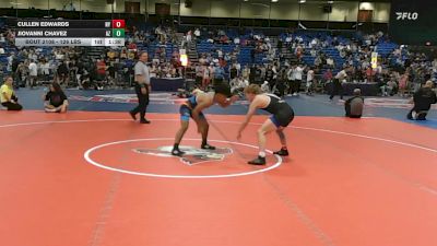 126 lbs Consi Of 128 #2 - Cullen Edwards, NY vs Jiovanni Chavez, AZ