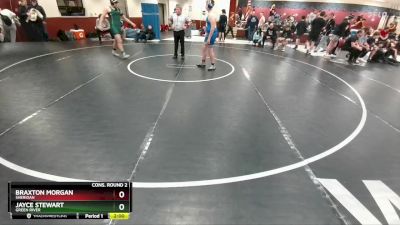 190 lbs Cons. Round 2 - Braxton Morgan, Sheridan vs Jayce Stewart, Green River