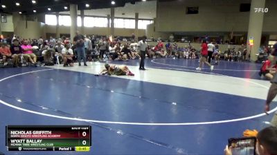 70 lbs 3rd Place Match - Wyatt Ballay, Mcminn Tribe Wrestling Club vs Nicholas Griffith, North DeSoto Wrestling Academy