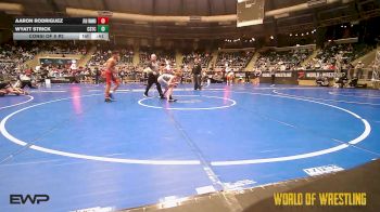 110 lbs Consi Of 8 #2 - Aaron Rodriguez, Jflo Trained vs Wyatt Strick, CircleS Training Center