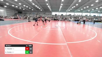 80 lbs Rr Rnd 1 - Cale Dauber, Ohio Gold vs Ashton Szoke, Grit Mat Club Red