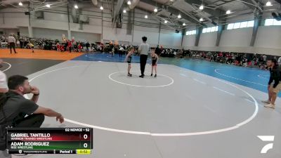 52 lbs Semifinal - Adam Rodriguez, Rise Wrestling vs Gabriel Tantillo, Warrior Trained Wrestling