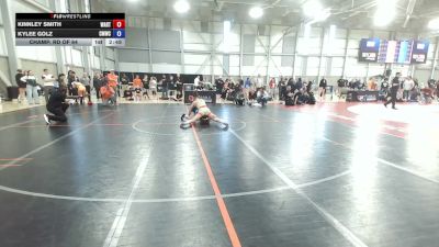 59 kg Champ. Rd Of 64 - Kinnley Smith, Warrior RTC vs Kylee Golz, Colorado Mesa Wrestling Club