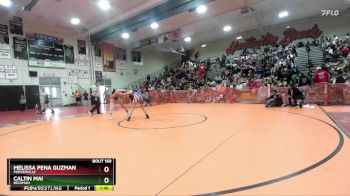 125 lbs Champ. Round 2 - Melissa Pena Guzman, Porterville vs Caltin Mai, Beckman