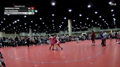 130 lbs Semis & 3rd Wb (16 Team) - Quetzicalli Tapia, BRAWL Black vs Caly Rodriguez, Elevation WC